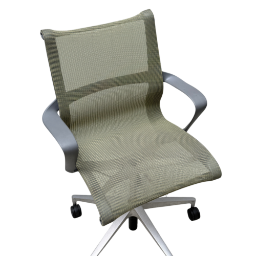 Herman Miller Setu Verrijdbare Vergaderstoel Groen - Afbeelding 2