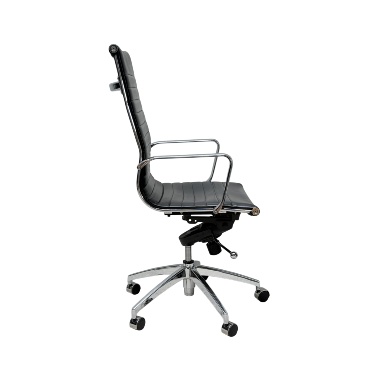 Leren Bureau- / Vergaderstoel Hoge Rug - Afbeelding 2