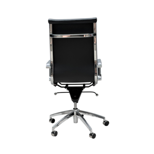 Leren Bureau- / Vergaderstoel Hoge Rug - Afbeelding 3